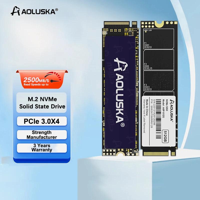AOLUSKA SSD NVMe M.2 ָ Ʈ ̺, PC ũž ƮϿ ϵ ũ, 1 TB, 256GB, 512GB, HDD, 128GB, 1 TB, M2 2280, PCIe 3.0x4,